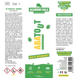 Laque anti-Acariens & Gale - Entretien