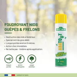 Foudroyant Nids Guêpes & Frelons