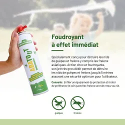 Foudroyant Nids Guêpes & Frelons