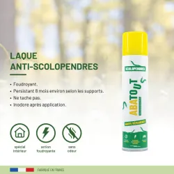Laque anti-scolopendres