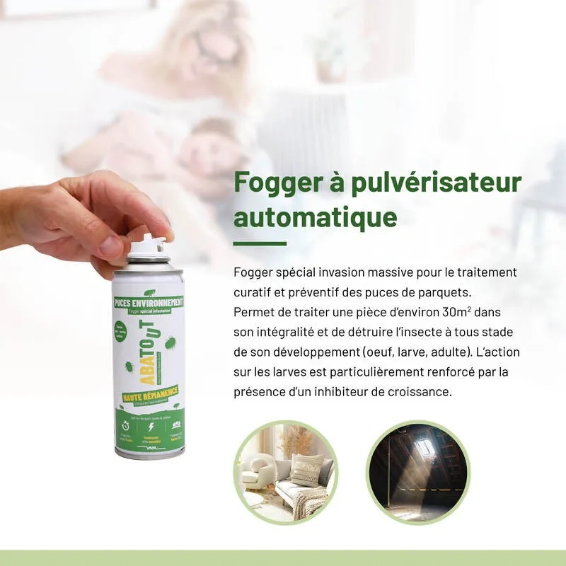 Laque anti-Puces environnement – Fogger