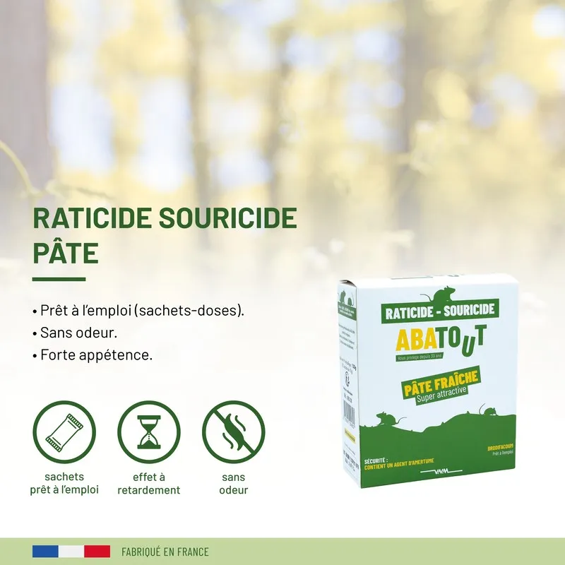 Anti-Rats & Souris Pâte fraîche