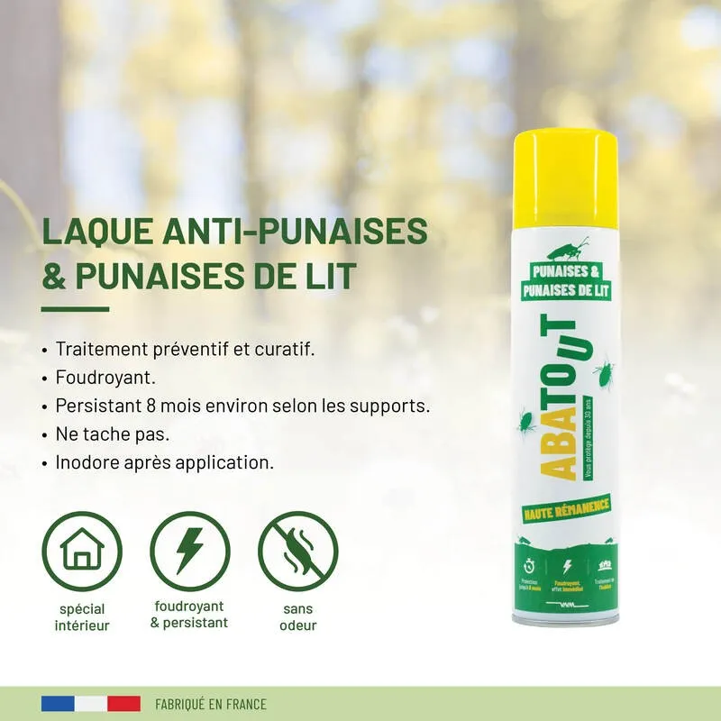 Laque anti-Punaises & Punaises de lit