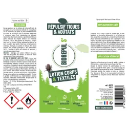 BIOREPULS' Répulsif Tiques/Aoutats Corps/Textiles 100ml