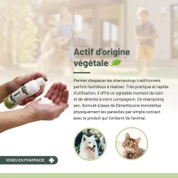 VETO Shampoing Sec Anti-Parasitaire Chiens/Chats 150ml