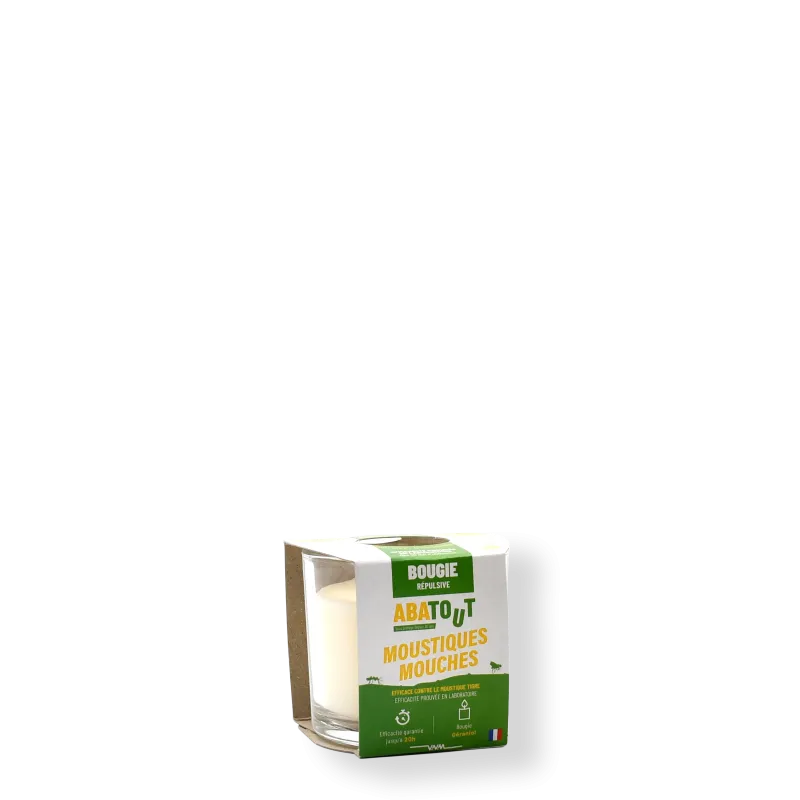 Bougie répulsive anti moustiques et mouches