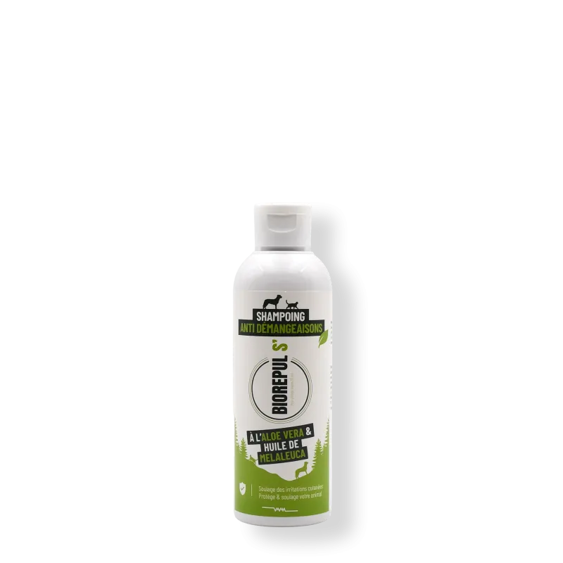 Véto shampoing sec anti-parasitaire chiens chats