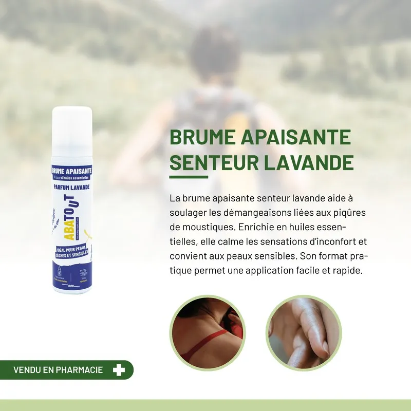 Brume apaisante anti-démangeaisons aux huiles essentielles de lavande