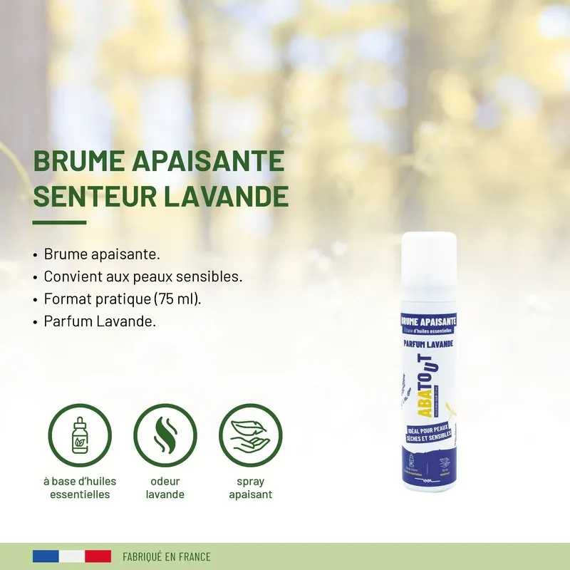 Brume apaisante anti-démangeaisons aux huiles essentielles de lavande